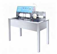 Machine à laver les chaussures à cinq brosses avec système de séchage UV et chauffage, équipement professionnel pour nettoyer les baskets et les chaussures de tennis