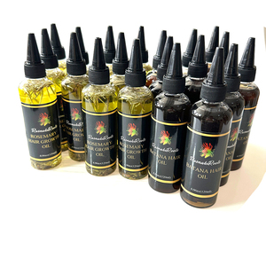 Huile de Sérum à la Marque Privée, Romarin et Batana Bio pour la Croissance Rapide des Cheveux des Femmes Noires aux Cheveux Bouclés ou Secs - Product Image 5