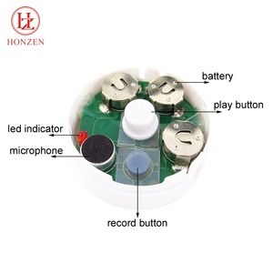 Üst satıcı yuvarlak şekil küçük dijital ses kaydedici kutusu 10 saniye ses kayıt modülü için peluş oyuncaklar - Product Image 6