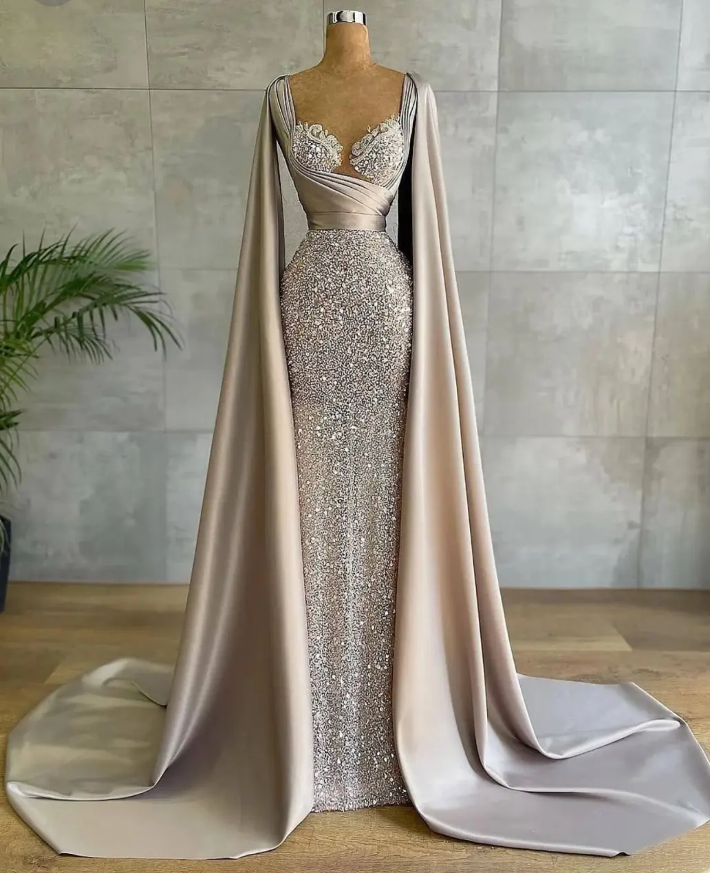 Dài tay áo Arabic ASO ebi màu đỏ lấp lánh prom Dresses đính cườm buổi tối chính thức bên tiếp nhận sinh nhật engagement gowns mp819