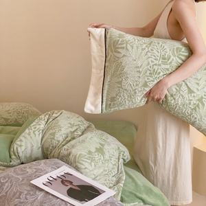 Ensemble <span class=keywords><strong>de</strong></span> literie doux pour la peau, ensemble <span class=keywords><strong>de</strong></span> literie <span class=keywords><strong>de</strong></span> <span class=keywords><strong>haute</strong></span> <span class=keywords><strong>qualité</strong></span>, tissu en fibre <span class=keywords><strong>de</strong></span> polyester 100% lisse et exquis, <span class=keywords><strong>housse</strong></span> <span class=keywords><strong>de</strong></span> <span class=keywords><strong>couette</strong></span> 4 pièces - Product Image 2