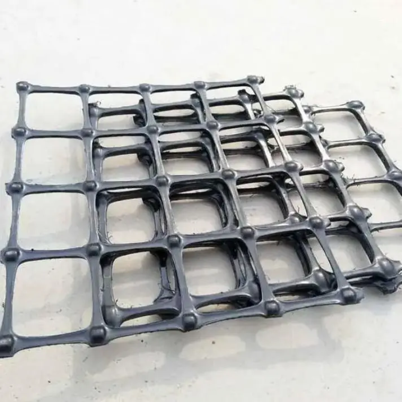 Высококачественная усиленная одноосная георешетка HDPE, используемая для усиления слабых фундаментов