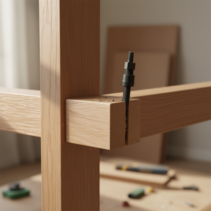 FG 182 ES6 Interior Accessory Mounting Bolt 18mm <b>Threaded</b> End For Furniture Fixing - Product Image 3