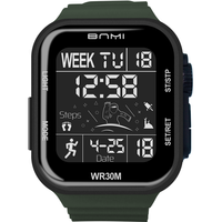 Montres uniques pour hommes, ensemble cadeau numérique pour enfants, type sport actuel avec fonction alarme pour garçons