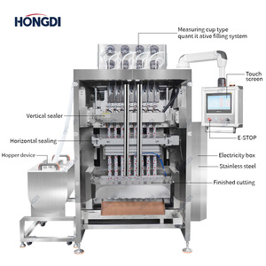 Automatic multi-channel liquid <b>tomato</b> sauce, jam and honey filling and packaging machine - Product Image 3