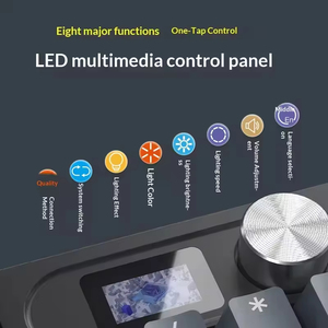 Customizable Three Modes Mechanical Keyboard Wireless Wired With Backlit Display Screen Flexible - Product Image 2
