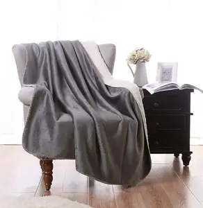 Couvertures sherpa personnalisées, Nfl, monokini, flanelle, pour l'hiver, vente en gros, échantillon gratuit - Product Image 1