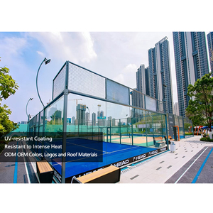 Padel Tennis Outdoor Standard Size Court Padel Ball Court Indoor Panoramic Style Most Beautiful Padel Courts - Product Image 1