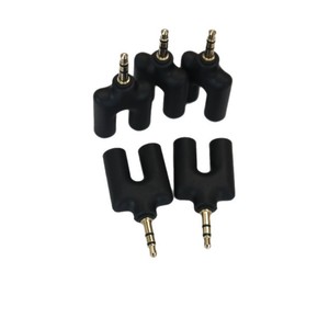 <b>Headphone</b> Splitter 3.5mm To Dual 3.5mm Audio <b>Adapter</b> Black <b>For</b> Couple <b>Headphones</b> - Product Image 4
