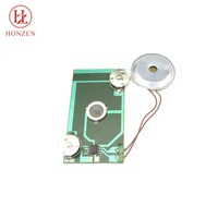 Bouton à bascule en caoutchouc personnalisable avec son enregistrable MP3/WAV, module de buzzer piézoélectrique 3V, durée personnalisable pour les jouets électroniques