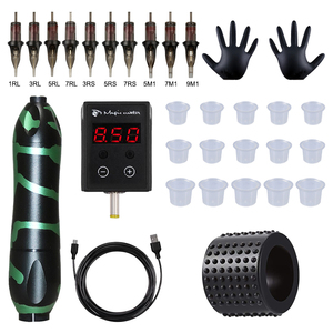 Juego de Máquina de Tatuaje Permanente de Aleación de Aluminio, Kit Completo de Taller de Tatuaje para Uso Profesional - Product Image 2