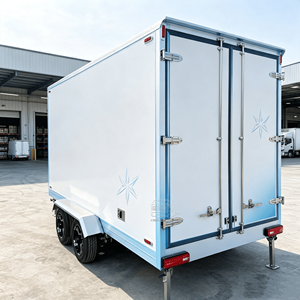 Chariot mobile de vente de crème glacée, congélateur mobile avec remorque, remorque réfrigérée, remorque réfrigérée portable, voiture réfrigérée - Product Image 4