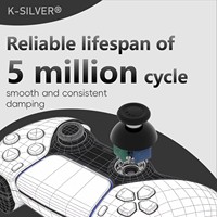 Nouveau joystick ABS K-silver JT13-005 TMR avec amortissement réglable de 30 à 80gf, compatible avec PS4/PS5/Switch Pro