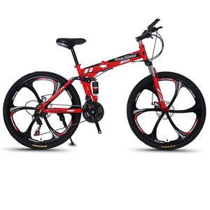 Bicicleta Plegable/Bicicletas de Carretera de Acero de la Mejor Calidad/Bicicleta Híbrida para Hombre y Mujer con Frenos de Disco y Cambios, Bicicleta de Montaña - Product Image 5