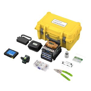 Decaat A7 Fiber Fusion Splicer <b>Machine</b> Kit Core Alignment 8S <b>Splicing</b> Optical Welding For Middle Trunk Line - Product Image 2