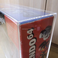 Vitrine acrylique transparente protégée contre les UV de qualité supérieure pour les boîtes Nintendo de style moderne