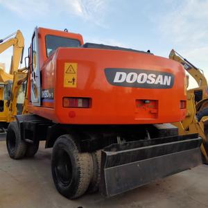 Excavadora de Ruedas Hidráulica Usada DOOSAN DH150W-7 de 15 Toneladas, Popular a Nivel Mundial, con Acoplador Rápido para Construcción de Carreteras - Product Image 3