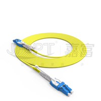 Cable de Conexión de Fibra Óptica LC Dúplex Uniboot con Pestaña de Empuje y Tracción, Alta Densidad, 2 Hilos, LSZH, Monomodo/Multimodo, 1M-5M de Longitud, Suministro de Fábrica