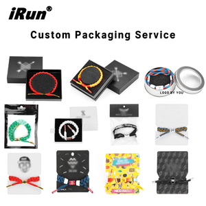 <span class=keywords><strong>IRun</strong></span>-pulsera deportiva de encaje con logotipo personalizado, cordones planos, Charms ajustables de aleación de Zinc - Product Image 4