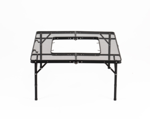 Mesa de acampada cuadrada, mesa plegable de aluminio portátil de 4 pies, altura ajustable, ligera para Picnic, playa, exterior, interior - Product Image 3