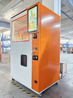 Máquina Expendedora Automática de Zumo de Naranja, Capacidad de 1300L, Pantalla Táctil de 22 Pulgadas, Función de Autolimpieza, Múltiples Métodos de Pago (Monedas/QR/Tokens)