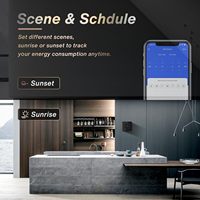 Prise murale intelligente, prise électrique intelligente compatible avec Alexa/Google Home/application Tuya, commande vocale, prise WiFi, 16 A