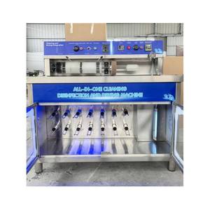 Lavatrice per Scarpe Commerciale Tutto-in-Uno in Acciaio Inox 304, Pulitore per Scarpe Semi-Automatico con Disinfezione ad Alta Efficienza - Product Image 2