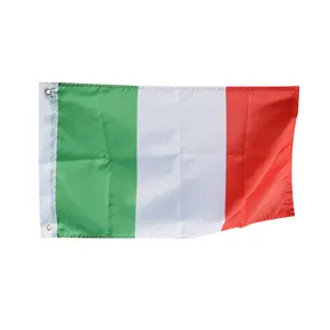 Bendera Italia Kebanggaan Semua Negara Bendera 3X5 Kaki Harga Terbaik Hijau dan Merah Poliester