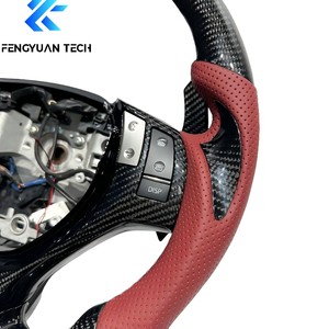 Volante in Fibra di Carbonio Stile F Sport per Lexus Serie IS Is350 Is250 Gs350 Gs300 <span class=keywords><strong>Gsf</strong></span> 2013 2014 2015 2016 2017 2018 - Product Image 6
