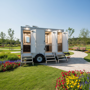 Prefabricated <strong>Toilet</strong> and Shower Ablution <strong>Toilet</strong> and Shower Block Small Caravan with <strong>Toilet</strong> Shower and Bed - Product Image 2