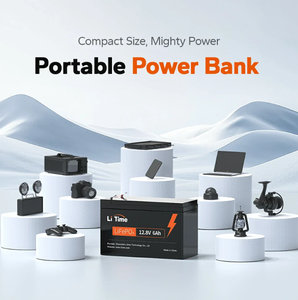 LiTime baterai Lithium LiFePO4 12V 6ah, lebih ringan untuk kamera keamanan/perlengkapan berkemah luar ruangan persediaan pabrik - Product Image 3