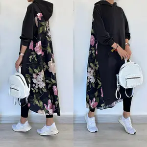 Limanying – pull imprimé à manches longues pour femme, design confortable