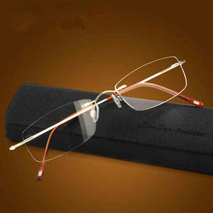 Gafas graduadas cuadradas con memoria <span class=keywords><strong>de</strong></span> titanio, anteojos <span class=keywords><strong>de</strong></span> lectura sin montura, <span class=keywords><strong>para</strong></span> presbicia, <span class=keywords><strong>para</strong></span> hombres y mujeres, <span class=keywords><strong>2022</strong></span> - Product Image 3
