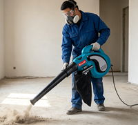 Souffleur électrique industriel Maxtol PB650 650W avec moteur sans balais pour le soufflage de poussière et de feuilles d'avions et l'aspiration DIY