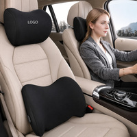 Kit de soutien lombaire et oreiller cervical ergonomique personnalisé OEM avec sangle réglable pour soulager les douleurs au dos et au cou, idéal pour la voiture et le bureau