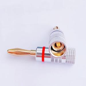 4 мм позолоченный Банановый штекер разъем для аудио разъема провода динамика - Product Image 3