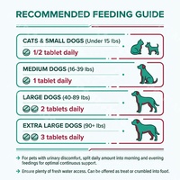 Tablet Premium untuk Saluran Kemih Hewan Peliharaan Cranberry D-Mannose Pendukung Kandung Kemih untuk Kucing Anjing OEM Label Pribadi