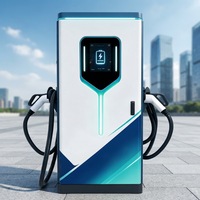 Station de recharge rapide pour véhicules électriques DC personnalisée 100 kW 320 kW à double borne CCS CHAdeMO, station de recharge commerciale