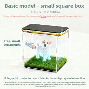 Holographic <b>3D</b> Projection for Cats & Dogs <b>with</b> AI Pet Companion-Souvenir Eternal Box Model 222 - Product Image 5