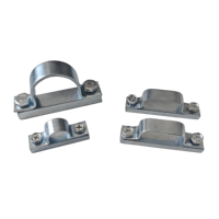 Colliers de serrage pour tuyaux en acier au carbone galvanisé métriques, à trou simple et double, haute résistance, raccords hydrauliques, fabricant de machines marines