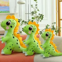 Nouveau jouet en peluche de dinosaure-Oreiller de dinosaure tacheté mignon, figurine de jeu créative pour enfants, poupée mignonne de bébé dragon