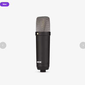 Micrófono de Condensador <span class=keywords><strong>Rode</strong></span> <span class=keywords><strong>NT1</strong></span> Signature Series con Cancelación de Ruido, Plug and Play, Soporte Antivibratorio SM6 y Filtro Pop para Grabación Vocal en Estudio - Product Image 4