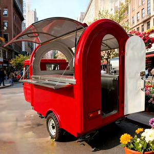 Nuevo Modelo de Camión Eléctrico para Venta de Hot Dogs y Helados, Remolque Móvil para Pizza y Comida, Venta al Aire Libre en Europa, Acero Inoxidable, 40-60 km/h - Product Image 1