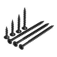 Vis autoperceuses pour plaques de plâtre, tête trompette noire, 3,5 mm x 25 mm, pour panneaux de gypse