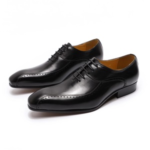 High-quality fashionable best-selling <b>shoes</b> with genuine leather and rubber soles, lace-up style, for men's formal wear - Product Image 2