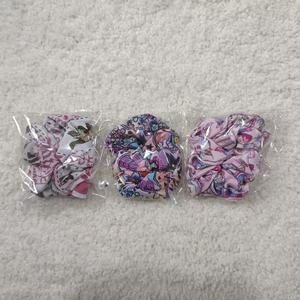 Scrunchie Besar Bergaya Eropa Musim Semi, Hiasan Rambut Serat Bambu Berbunga dengan Karet Elastis Tinggi untuk Anak Perempuan - Product Image 1