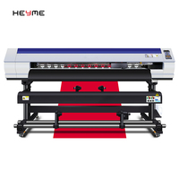 Imprimante jet d'encre éco-solvant automatique Heyme XP600 1,8 m de largeur, contrôle Android, pour T-shirts et papier, Nouvelle, Garantie 1 an, Vente en gros