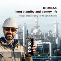 Ponsel Anti Ledakan Bersertifikasi ATEX 6 inci, IP68, 8+256GB, Ponsel Intrinsik Aman dengan Kamera EX, Ponsel ATEX