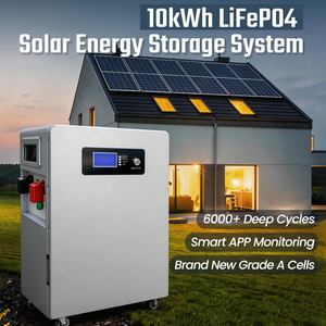 48V 200AH LiFePO4 Battery 10kwh Floor Standing Home Solar <b>Energy</b> <b>Storage</b> with Wheels - Product Image 2