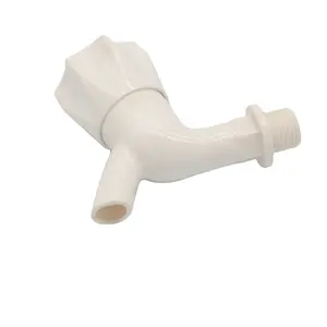 White ABS UPVC PP PVC Water Faucet Small Plastic Taps PP Tap